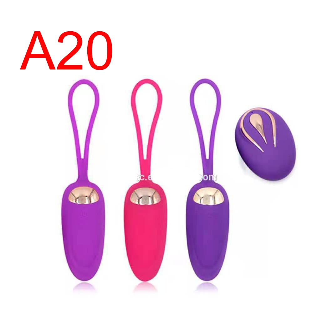 Wireless Remote Egg Vibrator with Retrieval Cord