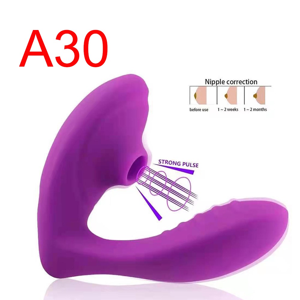 Wearable Pulsating Suction Vibrator with Remote