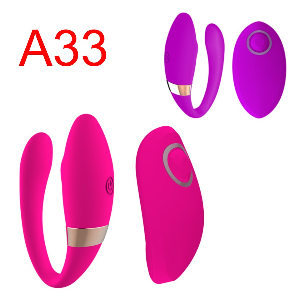 Couples U-Shape Vibrator with Wireless Remote