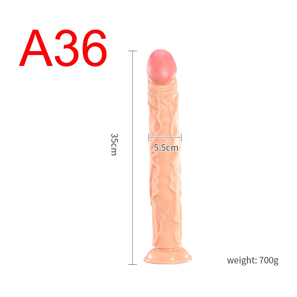 Extra Long Realistic Dildo, 35 cm, 700 g