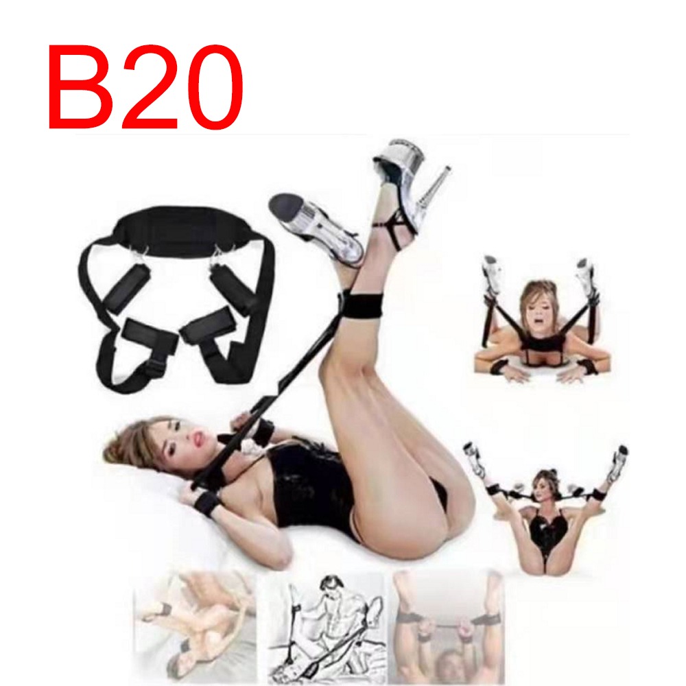 Bondage Restraint Set — Wrist, Ankle and Thigh Straps