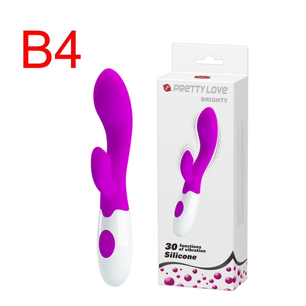 Pretty Love Brighty Rabbit Vibrator, Silicone, 30 Functions