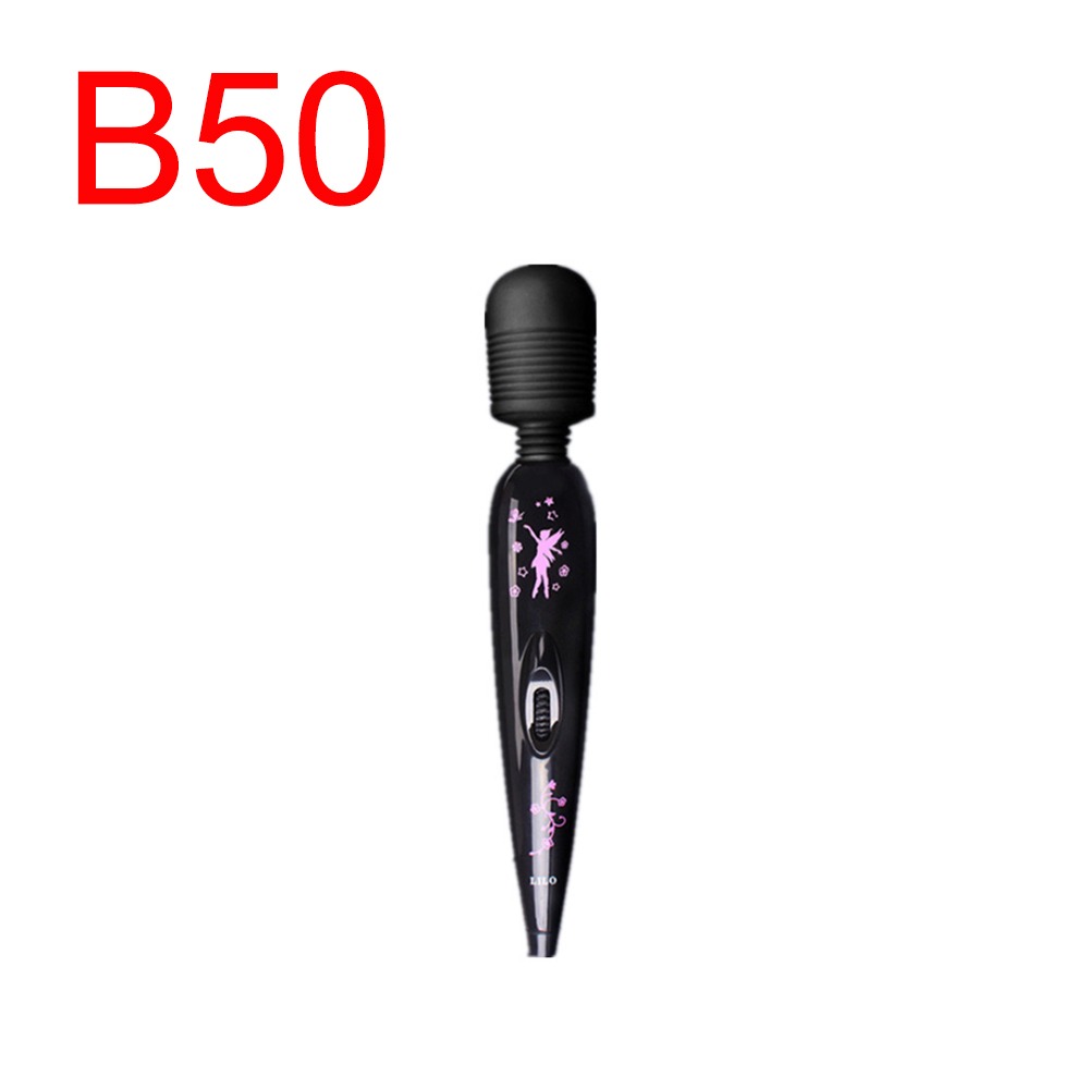 Black Wand Vibrator, 10 Modes