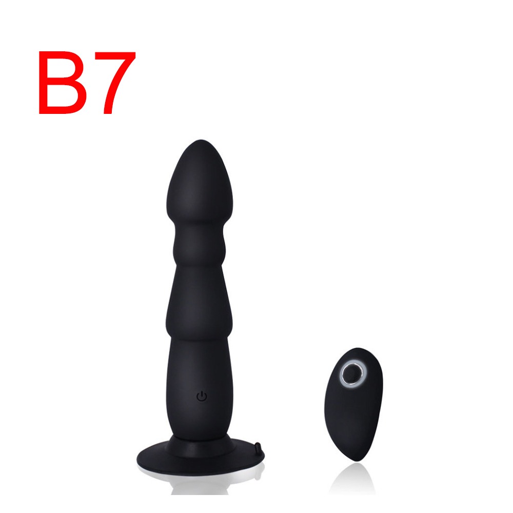 Thrusting Vibrating Butt Plug with Remote and Suction Base