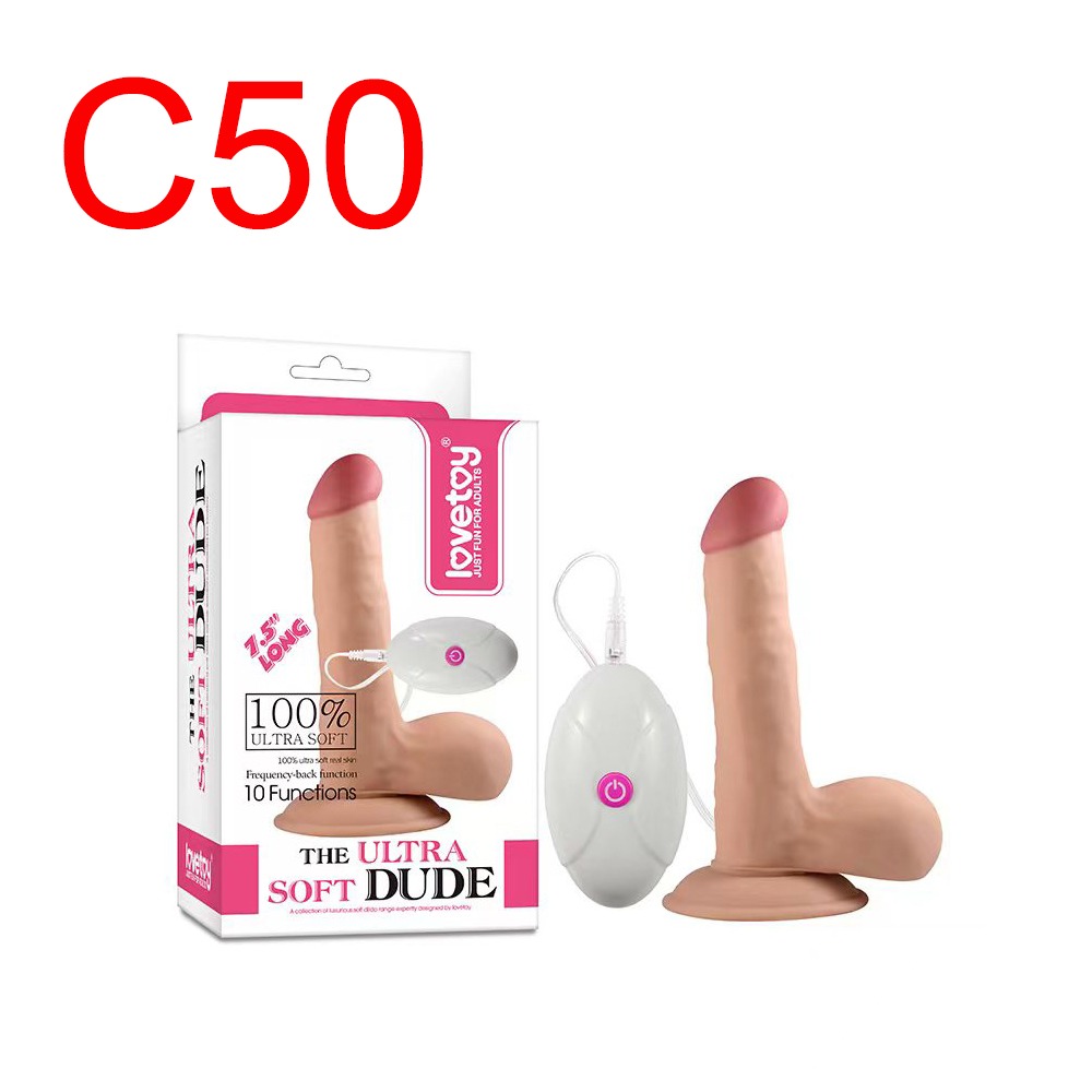 Soft Dude Realistic Dildo Vibrating