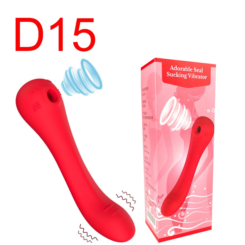 Red Sucking G-spot Vibrator