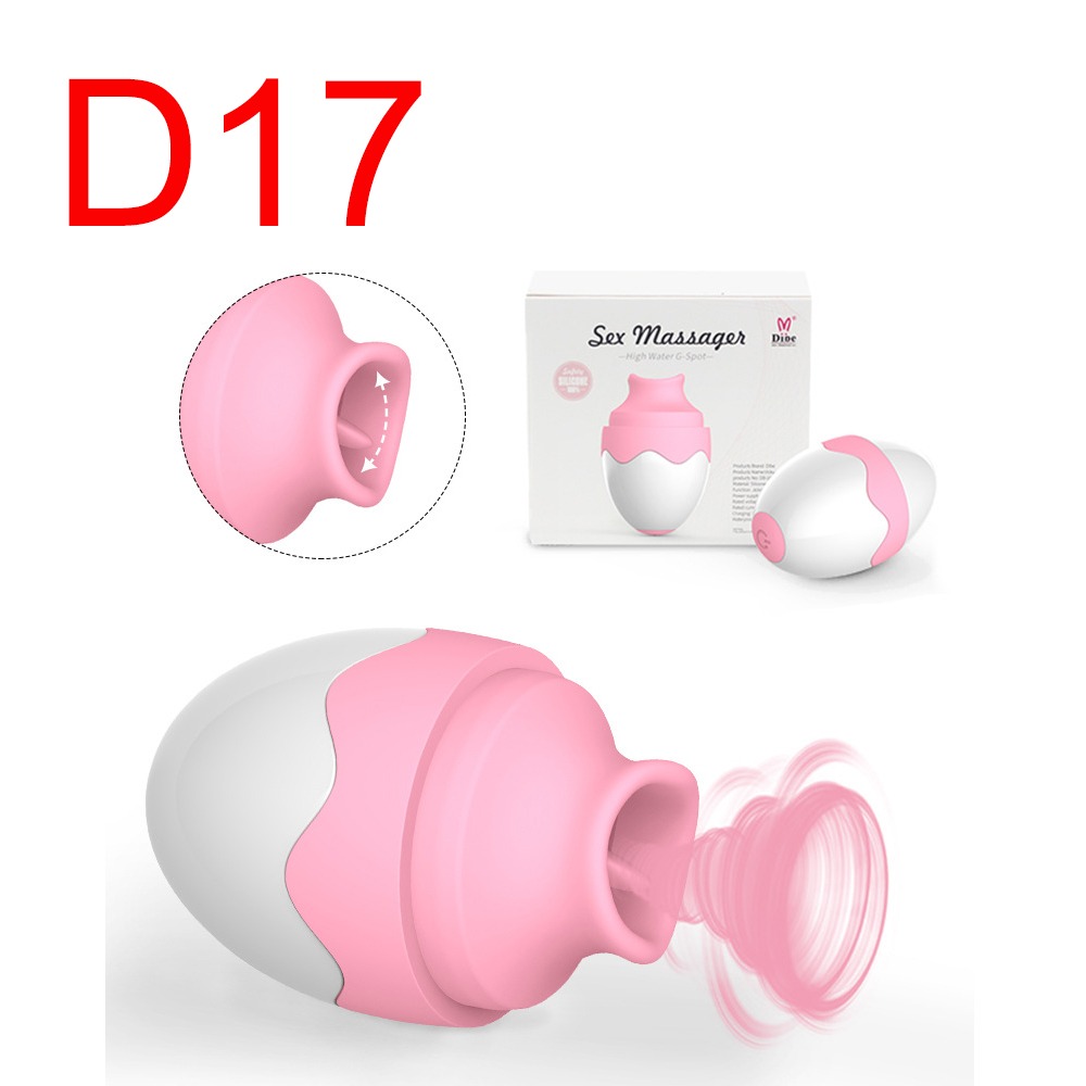 Pink Rose Suction Vibrator, 7 Modes