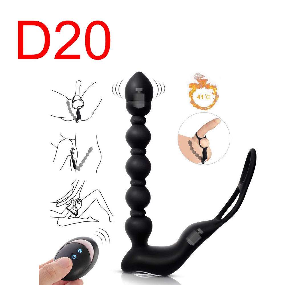 Anal Beads Cock Ring Vibrator