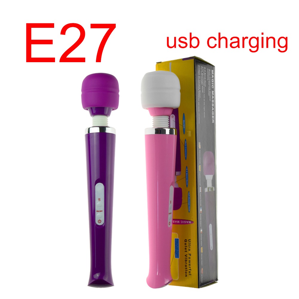Large USB Wand Vibrator, 10 Modes