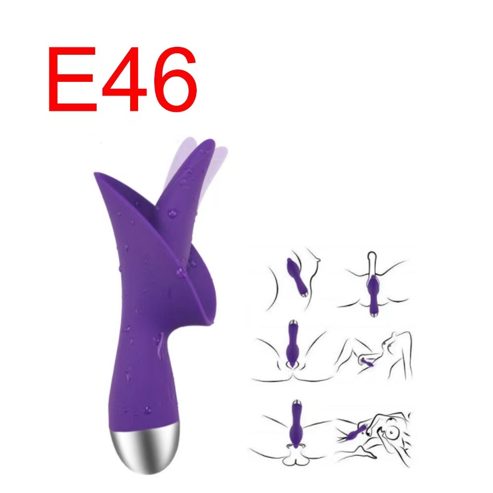 Tongue Sucking Vibrator Purple