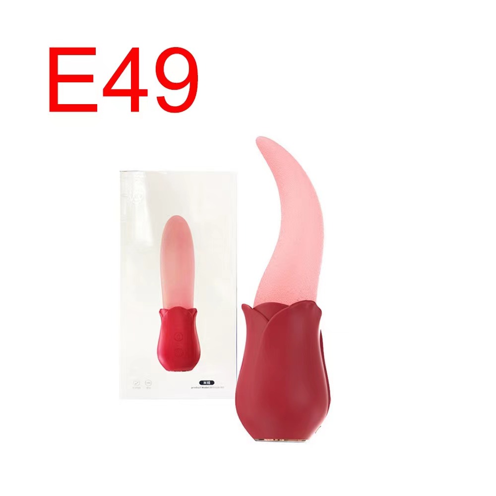 Rose Tongue Licking Vibrator, 10 Modes