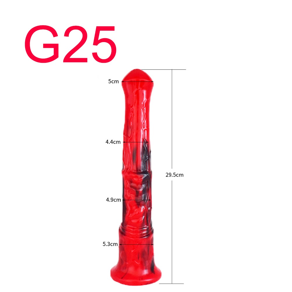 Red Tentacle Fantasy Dildo, 29.5 cm