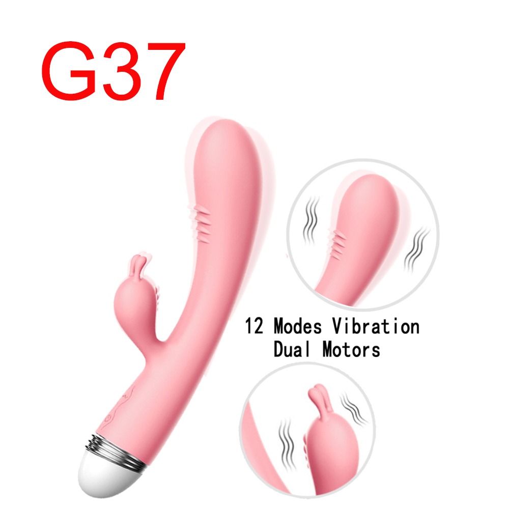 Dual Motor Rabbit Vibrator, 12 Modes, 13 cm