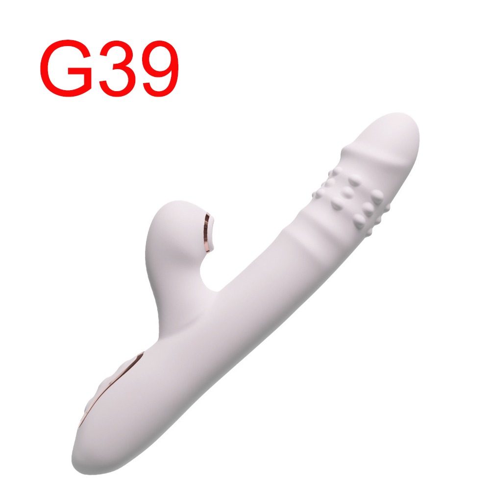 Thrusting White Wand Vibrator