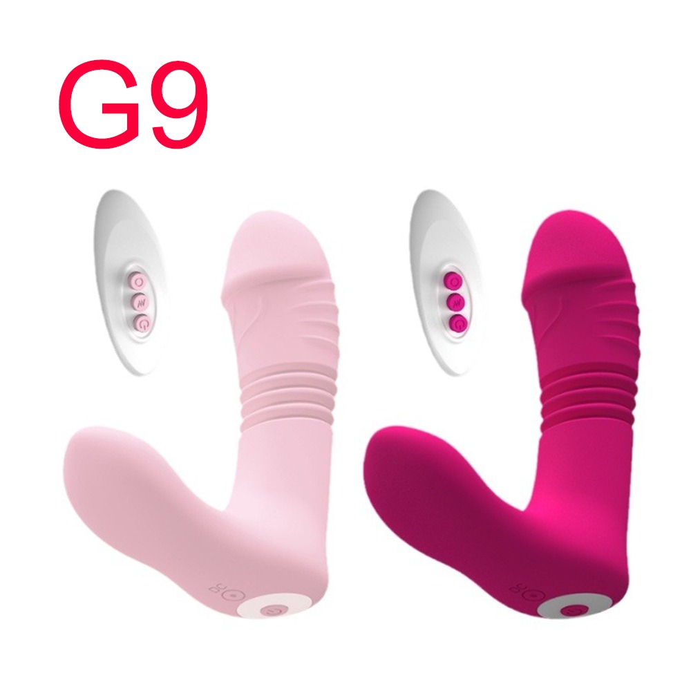 Thrusting G-Spot Vibrator with Remote, 13 cm