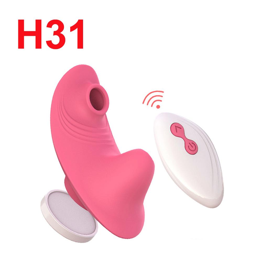 Pink Suction Wearable Vibrator