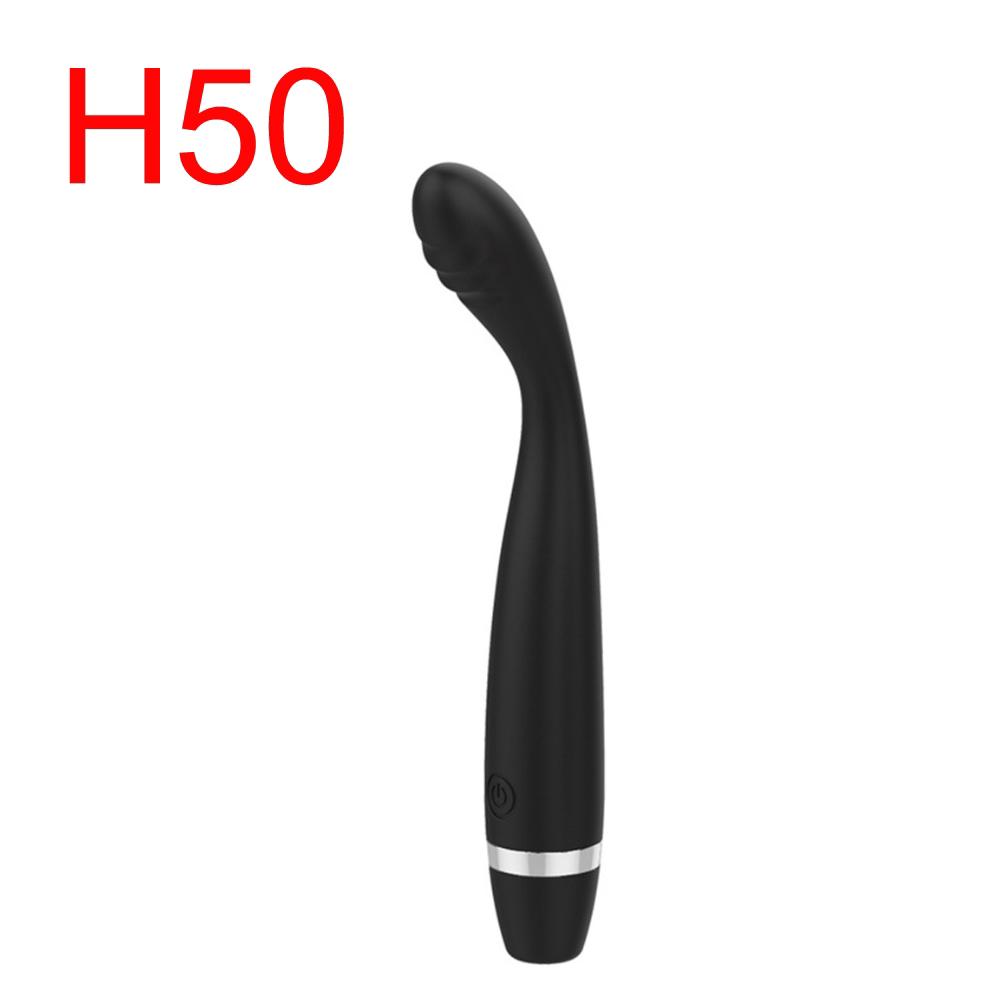 Slim Black G-Spot Wand Vibrator, 17 cm