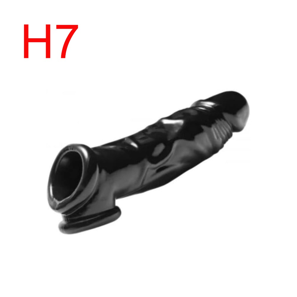 Black Penis Sleeve Reusable