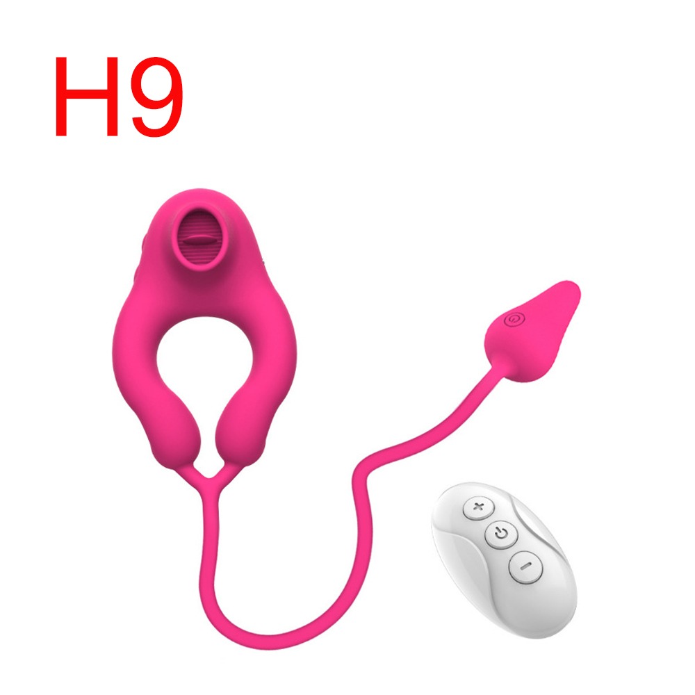 Vibrating Cock Ring with Corded Anal Plug and Remote
